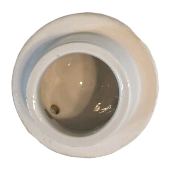 1940s Vintage Hall Genie Style China Yellow Teapot Some Cracks - Picture 8 of 10